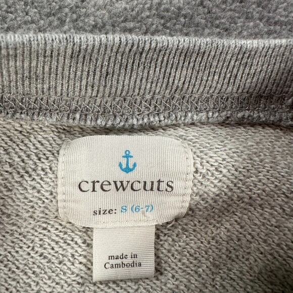 Crewcuts J.Crew New York City Sweatshirt Boys Small 6/7 Gray Basketball Pullover - Picture 5 of 9